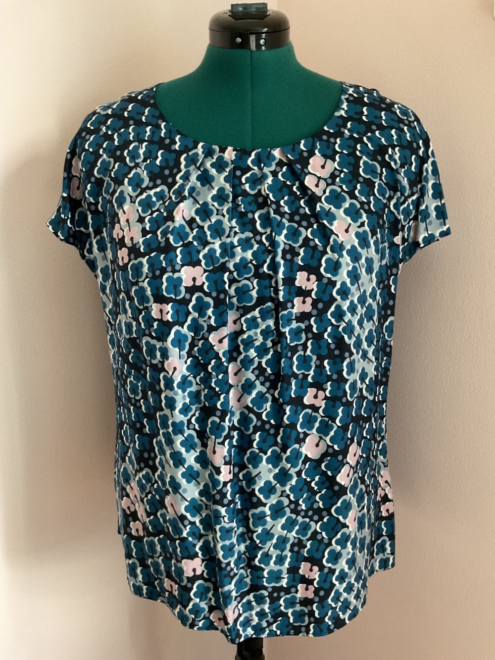 NWOT Boden Ravello Silk Blend Blouse